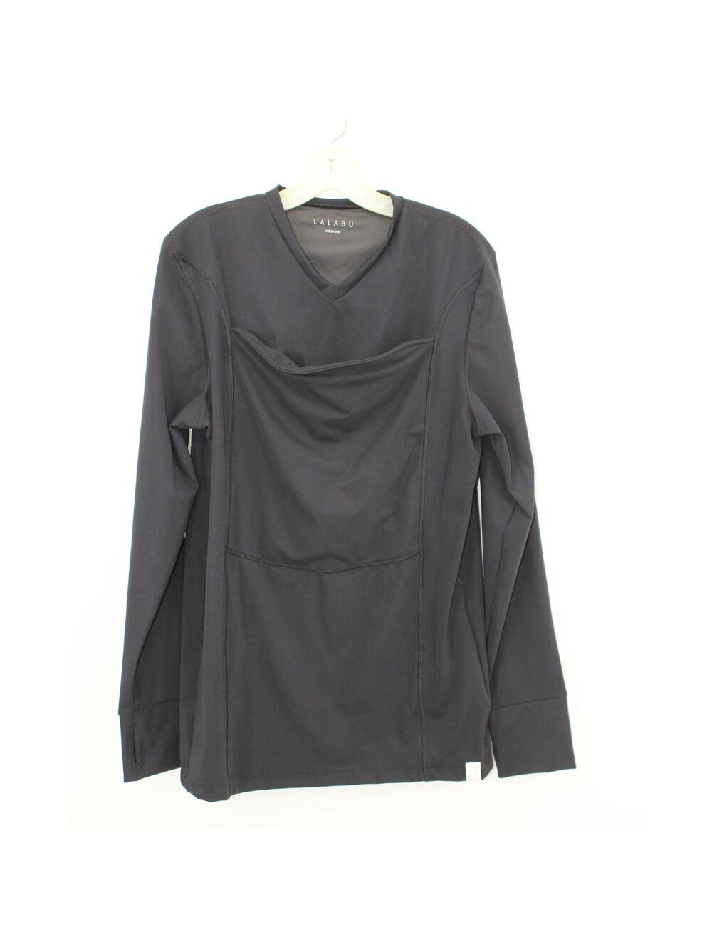 Men’s Long Sleeve Lalabu Dad Shirt Size Medium Black